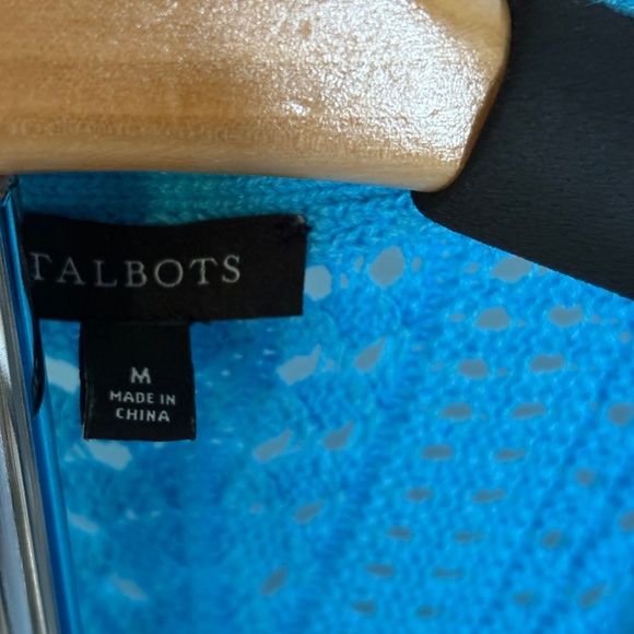 Talbots Aqua Cardigan and Tank Size Sold as Set - Picture 4 of 7